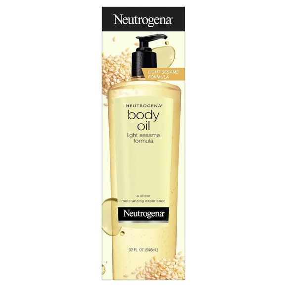 Neutrogena Bath & Body Neutrogena Body Oil 32 Oz Light Sesame